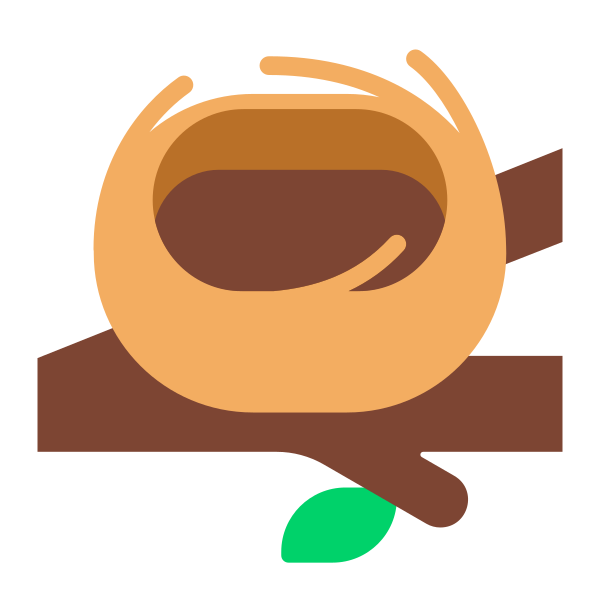 Empty Nest Flat Vector