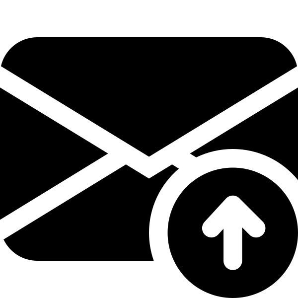 Envelope Arrow Up Fill