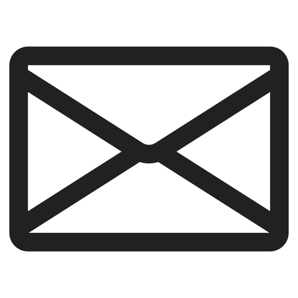 Envelope High Contrast Vector