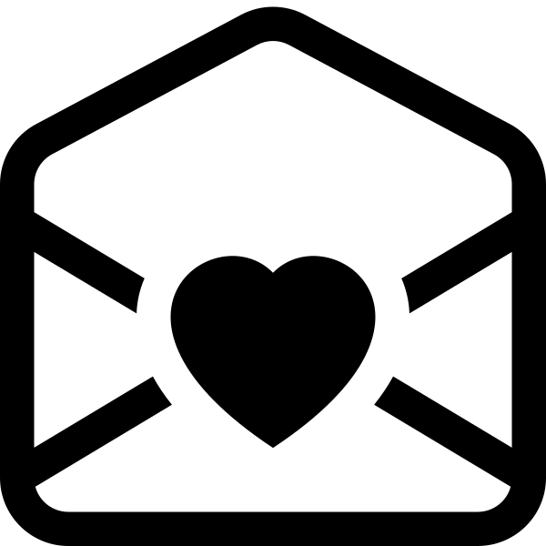 Envelope Open Heart