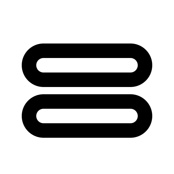 Equals Outline Vector