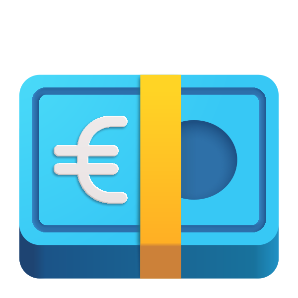 Euro Banknote Color Vector