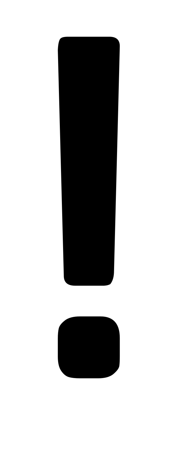 Exclam CMUSansSerif Bold