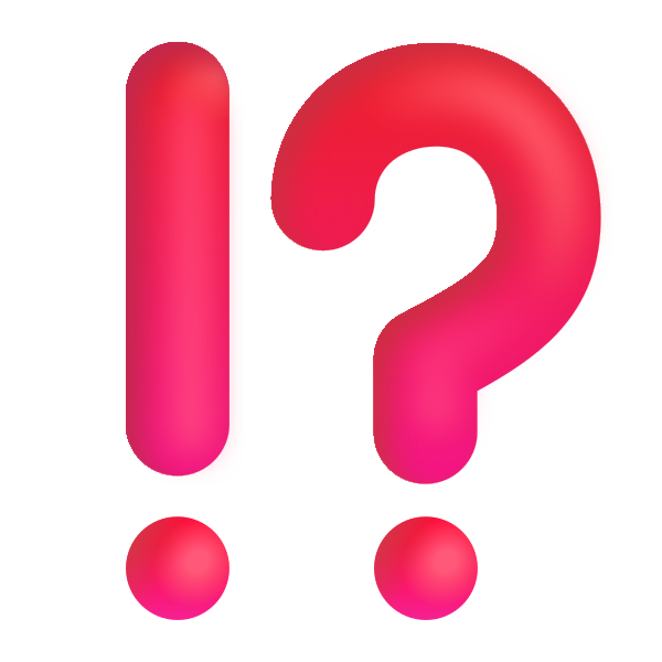 Exclamation Question Mark Color Vector