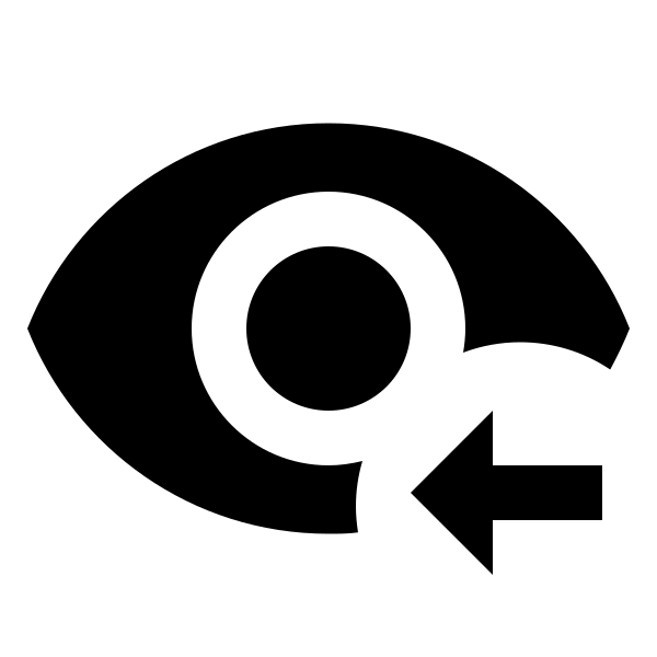 Eye Arrow Left