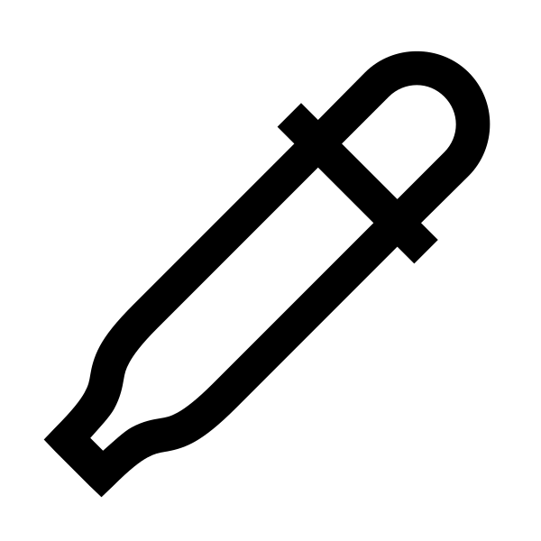 Eye Dropper Solid Vector