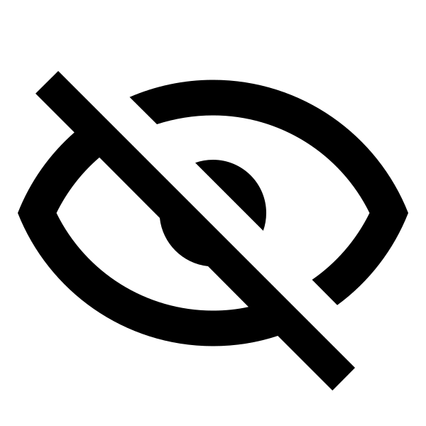 Eye Off Outline