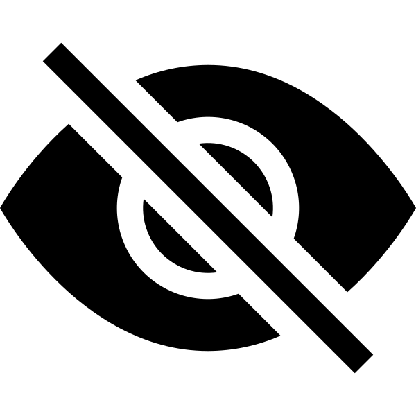 Eye Slash Fill