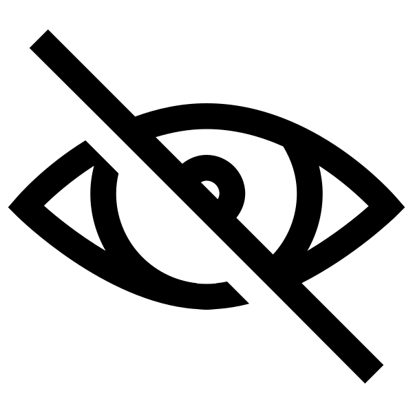Eye Slash Solid
