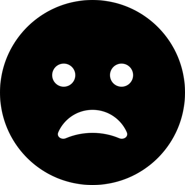 Face Frown Open