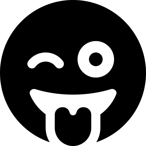 Face Grin Tongue Wink