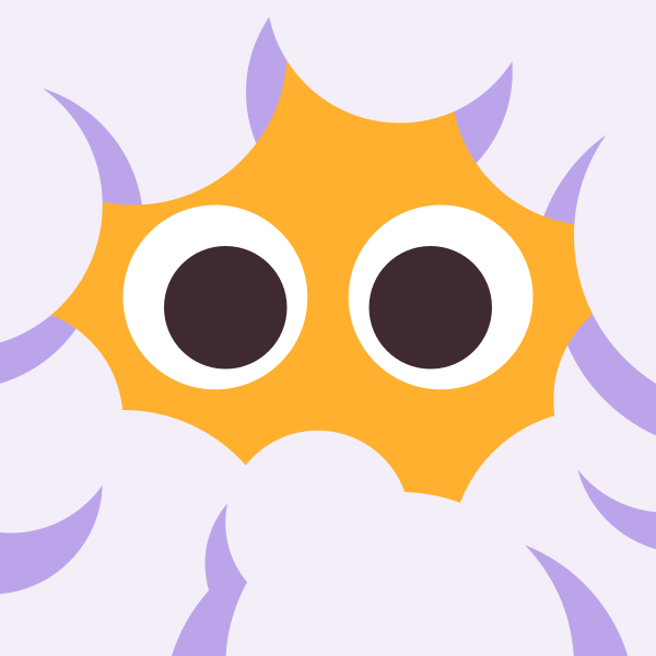 Face In Clouds Flat Vector