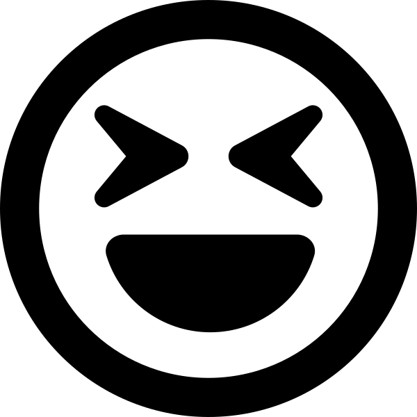 Face Laugh Squint