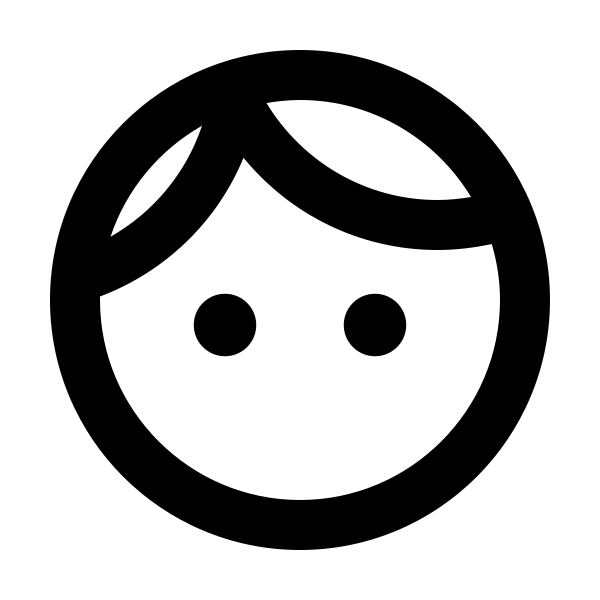 Face Man Outline