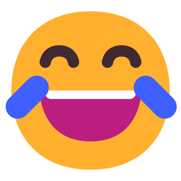 Face With Tears Of Joy Flat