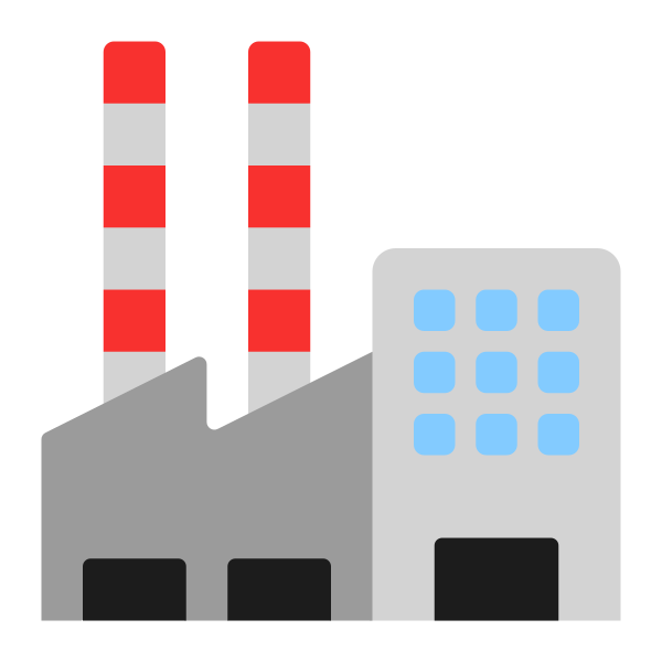 Factory Flat Vector