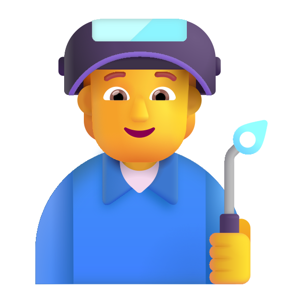 Factory Worker Color Default Vector