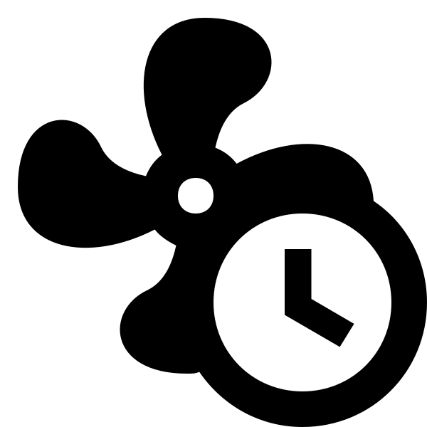 Fan Clock