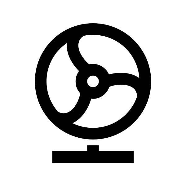 Fan Solid Vector