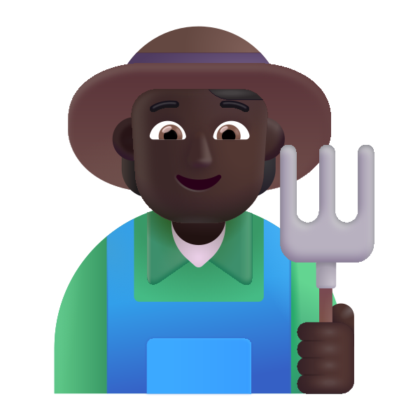Farmer Color Dark Vector