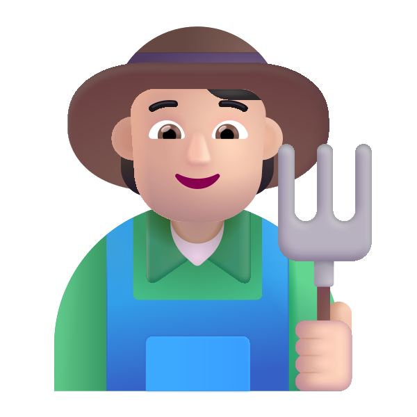 Farmer Color Light Vector