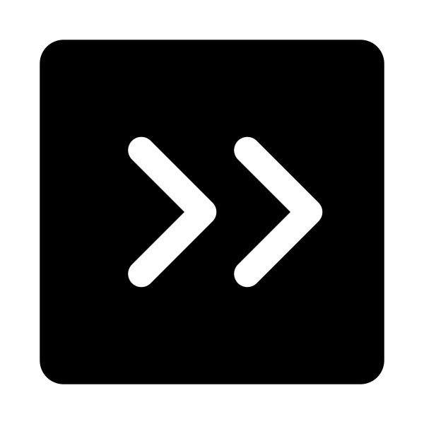 Fast Arrow Right Square Vector