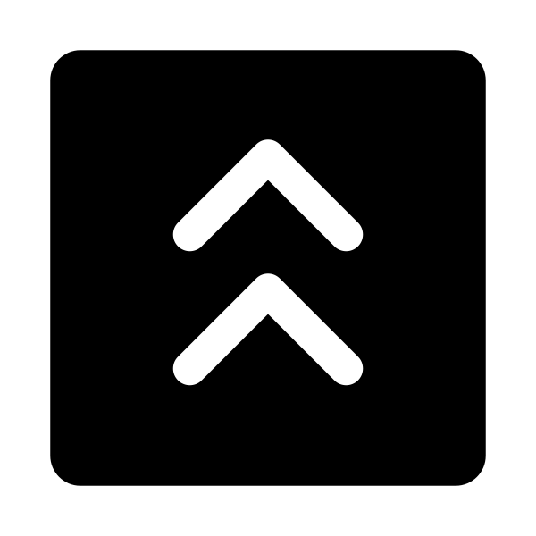 Fast Arrow Up Square Vector