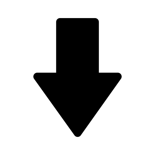 Fi Arrow Down Vector