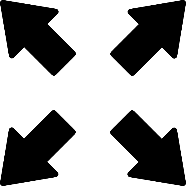 Fi Arrows Out Vector