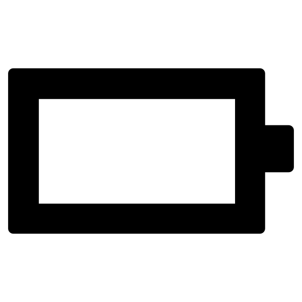 Fi Battery Empty Vector