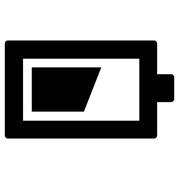 Fi Battery Half Vector