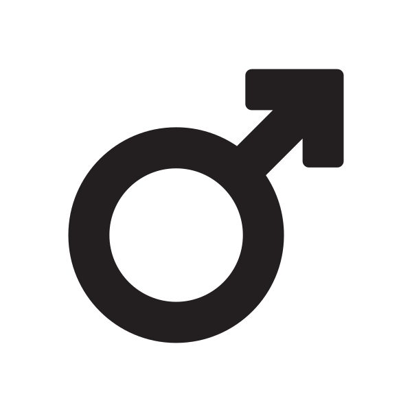 Fi Male Symbol Vector