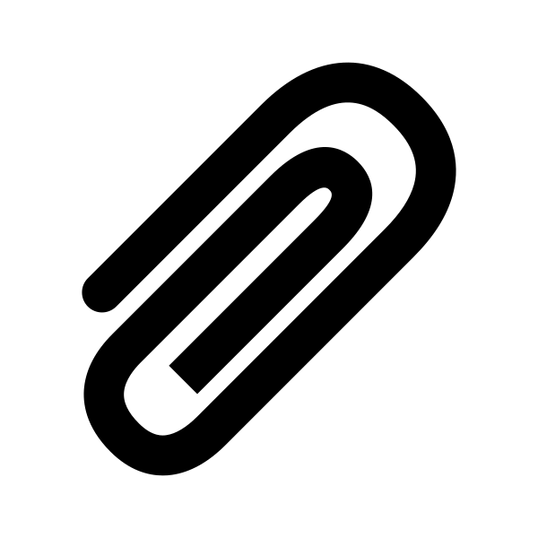 Fi Paperclip Vector