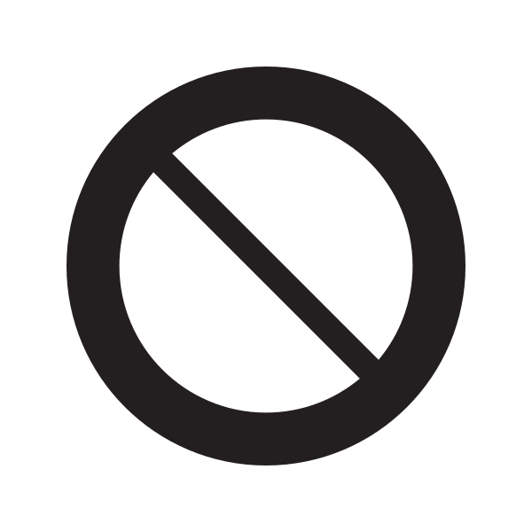 Fi Prohibited Vector