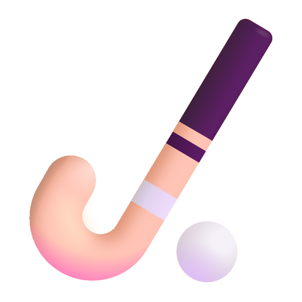Field Hockey Color Vector