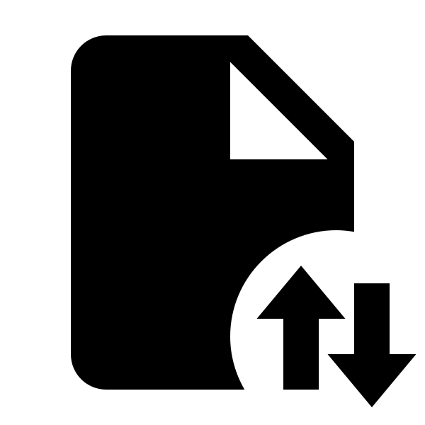 File Arrow Up Down