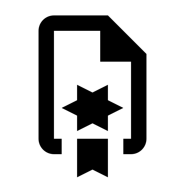 File Certificate Outline