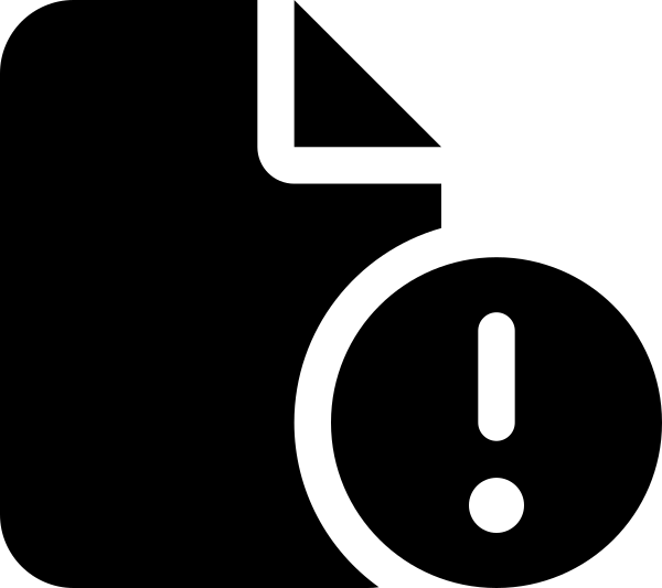 File Circle Exclamation