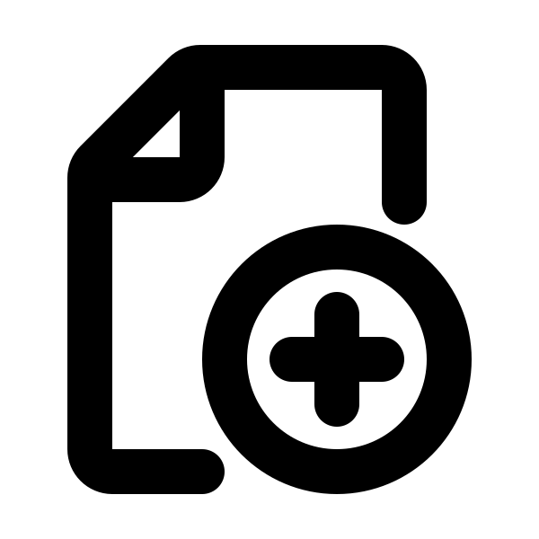 File Circle Plus