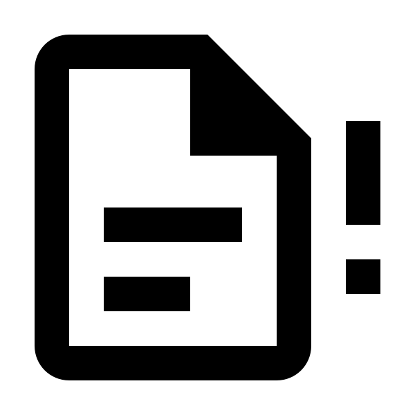 File Document Alert Outline