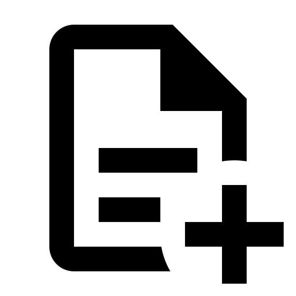 File Document Plus Outline