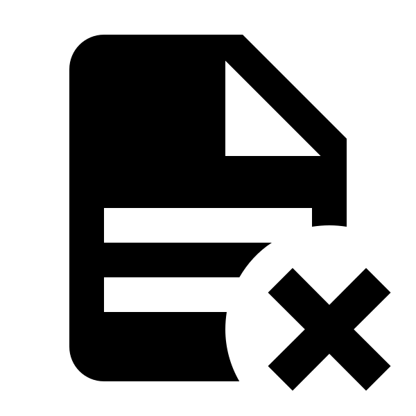 File Document Remove