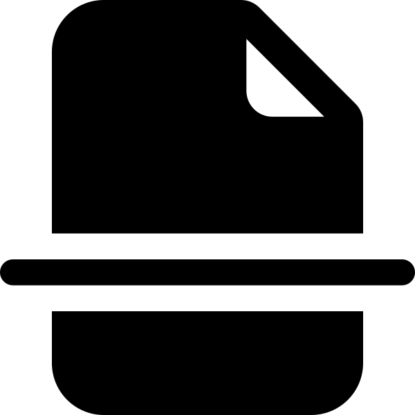 File Earmark Break Fill