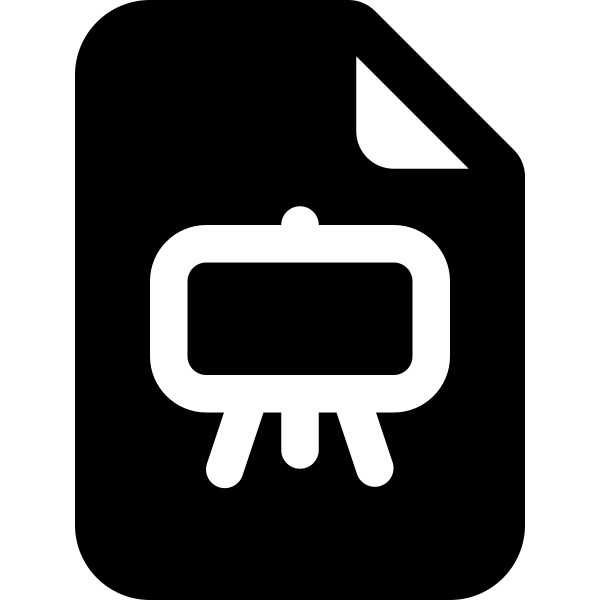 File Earmark Easel Fill