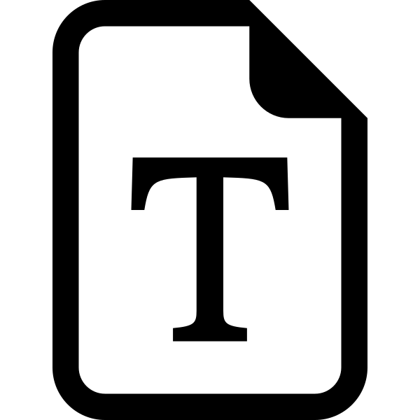 File Earmark Font