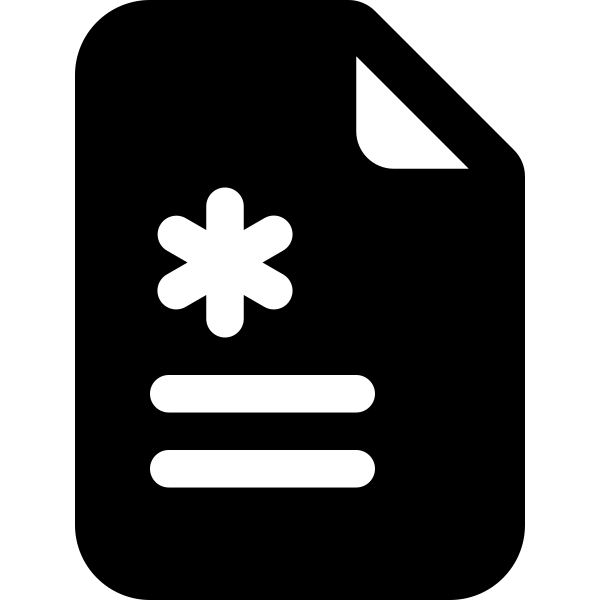 File Earmark Medical Fill