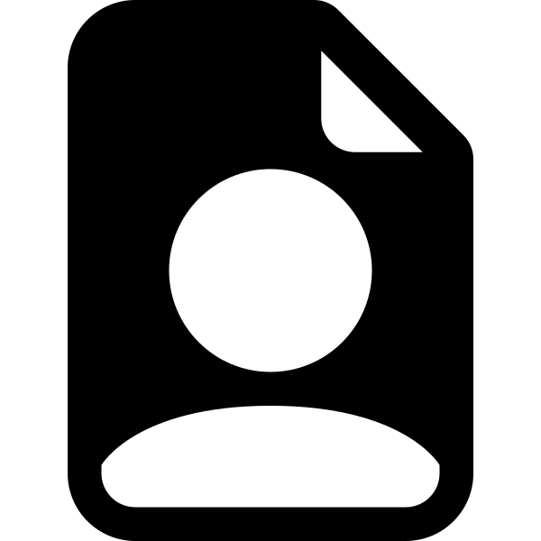 File Earmark Person Fill