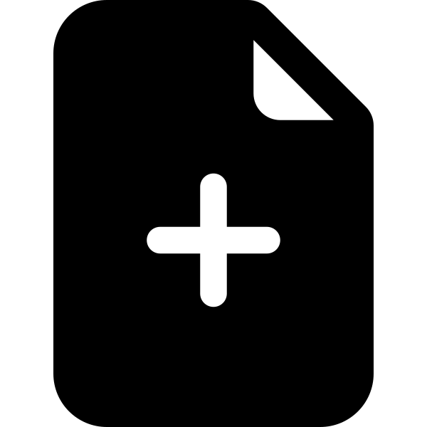 File Earmark Plus Fill