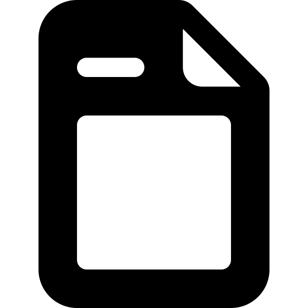 File Earmark Post Fill