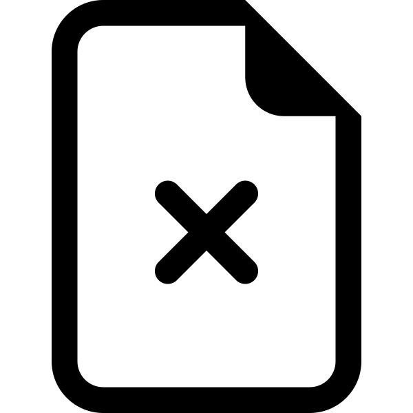 File Earmark X
